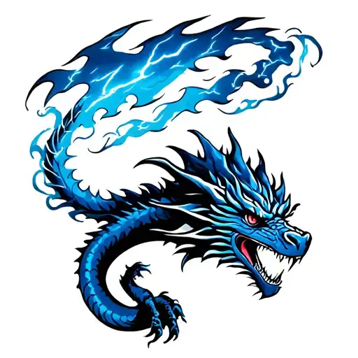 Lightning Fire Breathing Dragon