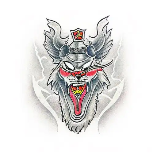 Warrior With A Black Eagle