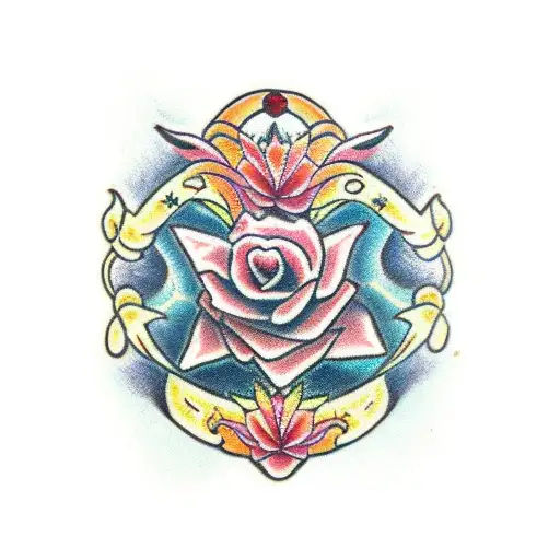 Flower Virgo Symbol