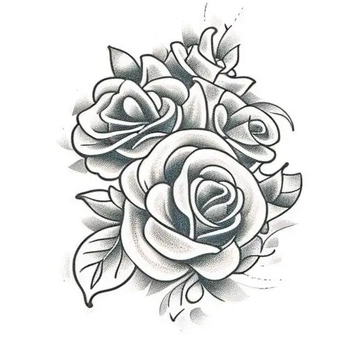 Flowers With Little Skulls