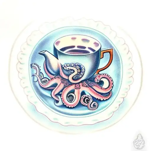 Octopus Sitting In A Teacup