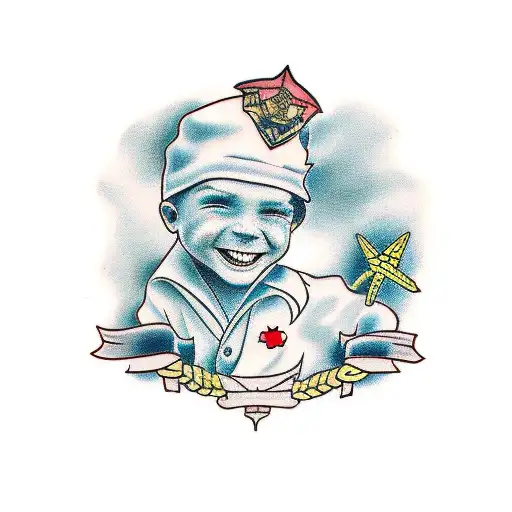 A Child With His Father