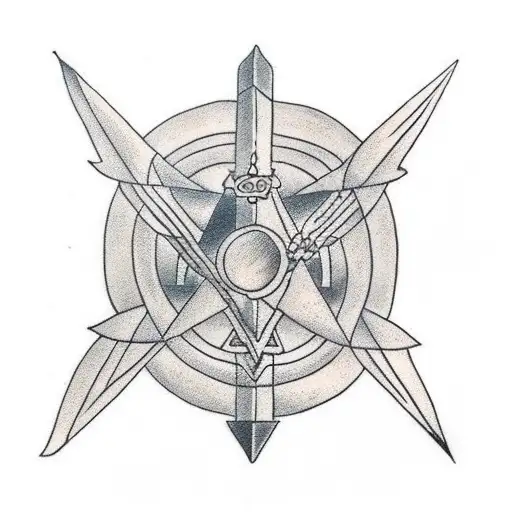 Arrow - Strength - Ego - Self Love - Saturn - Ancient Egyptian - Meaningful