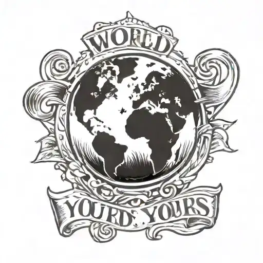 The World Is Yours Globe Held