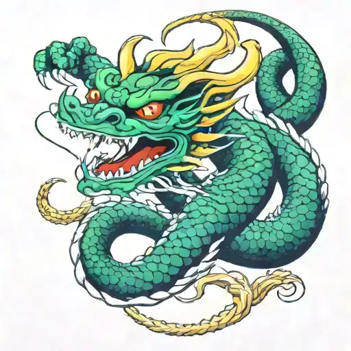 Shenron Dragon Wrap My Arm