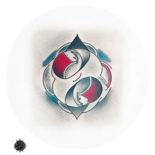 Yin And Yang For A Male Forearm