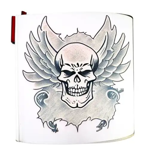 Skeleton Dragon Wings Rope Gun Book Catnip