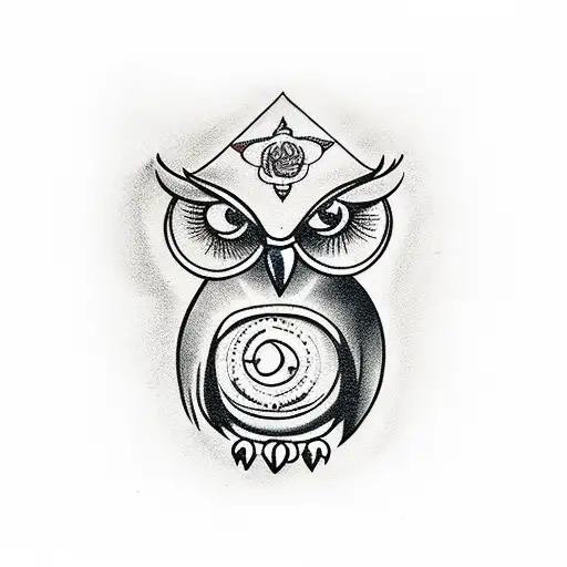 Owl Wearing Blindfold