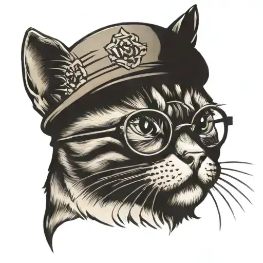 Cool Cat With Glasses