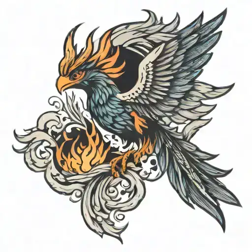Phoenix Rising From The Ashes