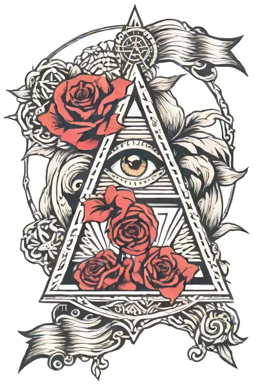 Illuminati Symbol Flowing Into The New World Order