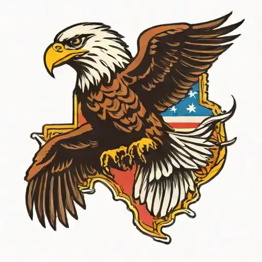 Texas And Bald Eagle