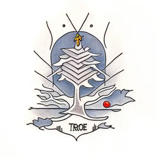 A Comedic Twist On A Traditional Tattoo Of A Tree