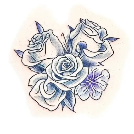 November September December Birth Flower Bouquet