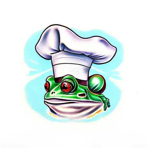 Frog With Chef Hat