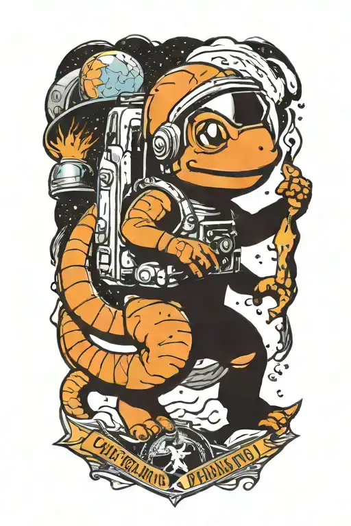 Charmander Astronaut