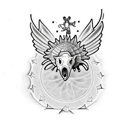 Ankylosaurus With Fairy Wings