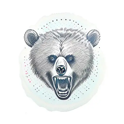 Angry Bear Head Lines