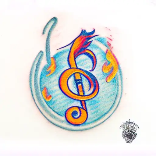 Treble Clef Phoenix