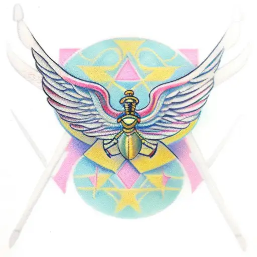 Egyptian Scarab Wings