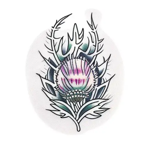 Scottish Thistle And Sweetgrass Bundle