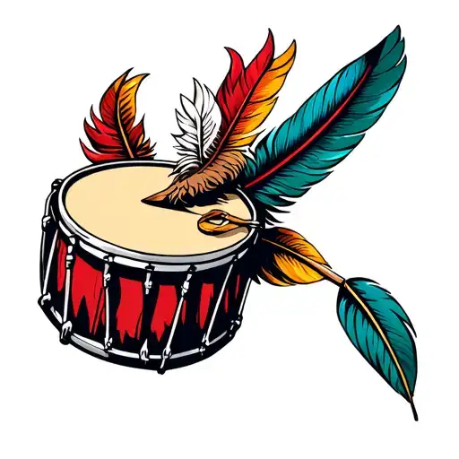 University Of Utah Drum And Feather