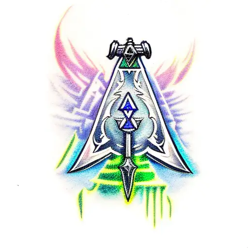 Zelda Sword With Green Light