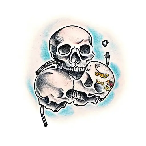 Skull And Baby
