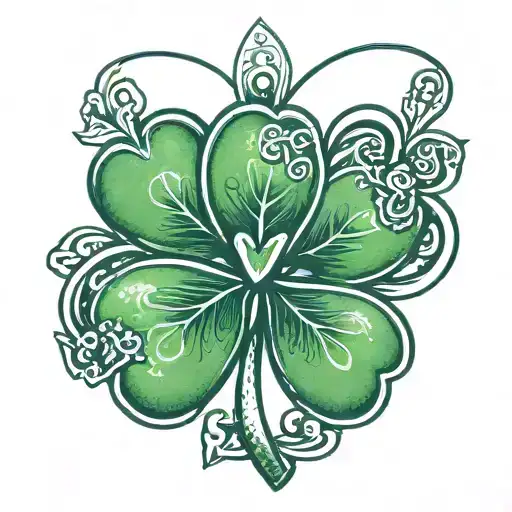 Irish Shamrock With Mcc In The Middle