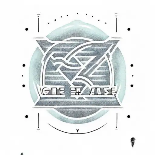 Modern Simple Lines For Around The Arm With A Name In Font Of Gangster