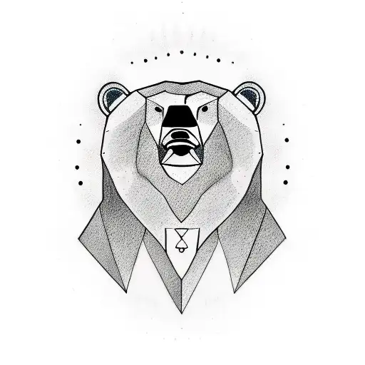 Bear Head Slawic Chest