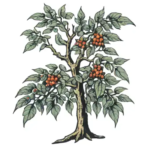 Sarura Tree Spreaded Branches