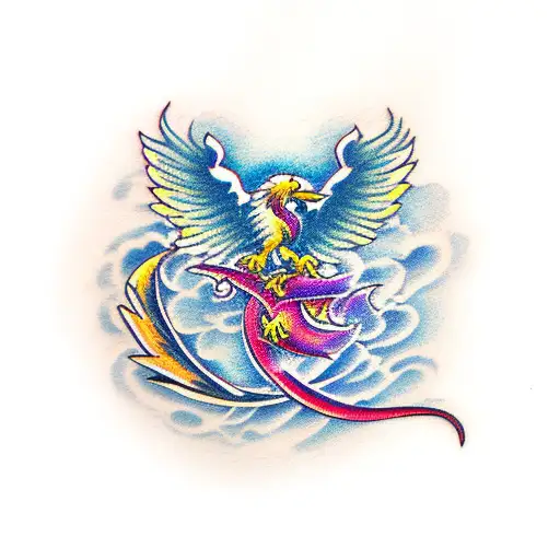 Phoenix Made Out Of A Semicolon