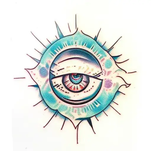 Evil Eye Mandela Floral