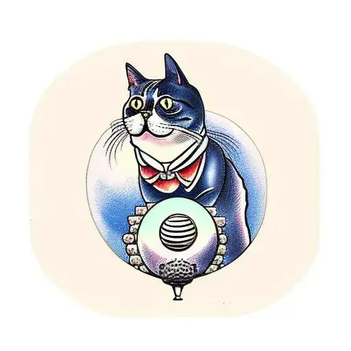 A Cat And Dog Playing Golf Together