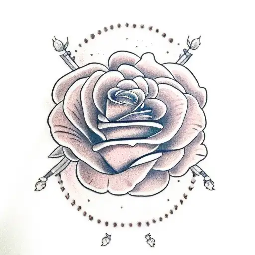 Rose With Tiger Lily's