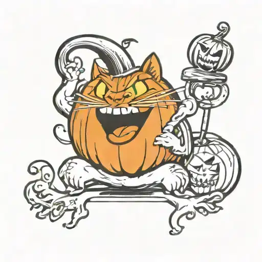 Garfield Halloween Pumpkin