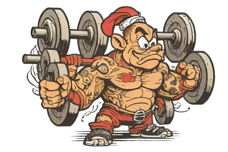 Weight Lifting Disney Characters