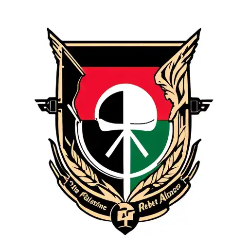Palestine And Star Wars Rebel Alliance Crest Combined