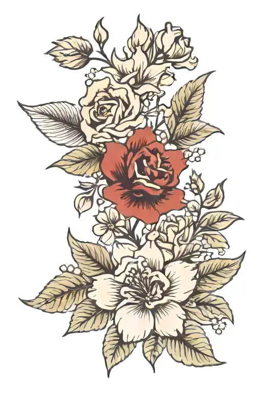 Birth Flower Bouquet