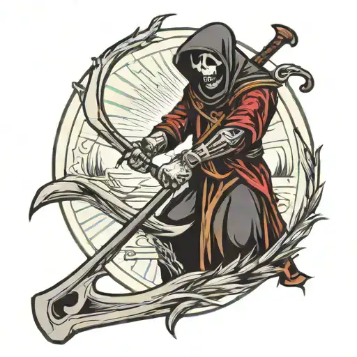 Grimm Reaper With Scythe
