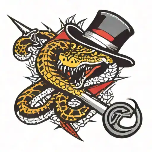 Rattlesnake And Dagger Stabbing