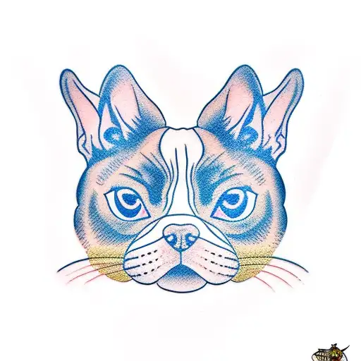 French Bull Dog Colour Blue Fawn And A Burmese Cat Colour Chocolate