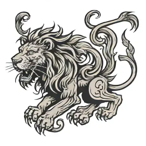 Lion Rampant Lion