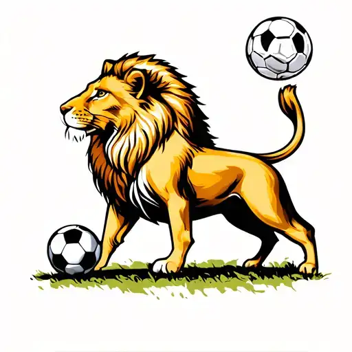 Football Soccer Leo Zodiac Sign