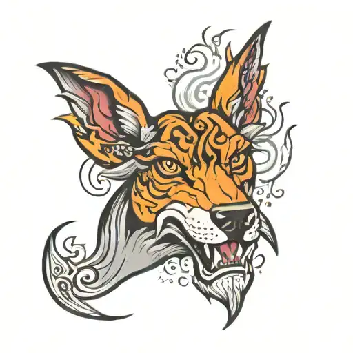 Hounds Of Hades With Smokey Eyes Like Fire