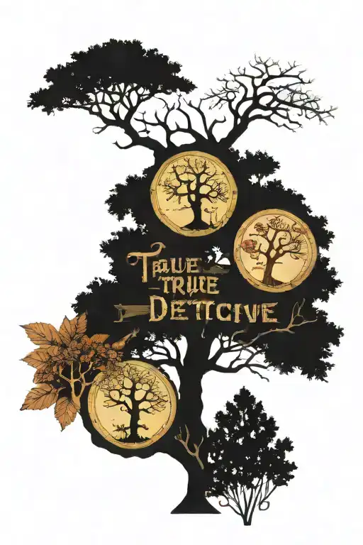 True Detective Season 1 Simbols Tree