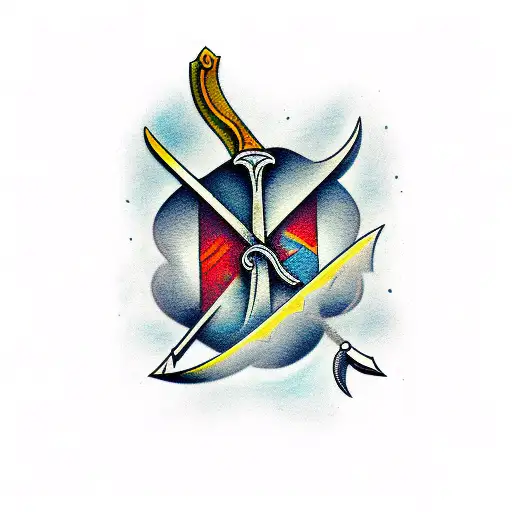 Sword With Navika Text