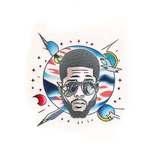 Kid Cudi Sitting On The Planet