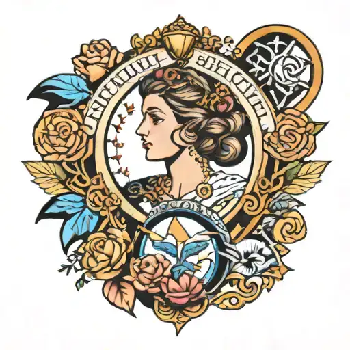 Virgin And Leo And Sagittarius Color And Infinity